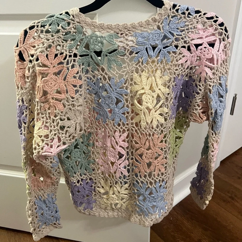 Crochet Cardigan - Picture 2 of 4